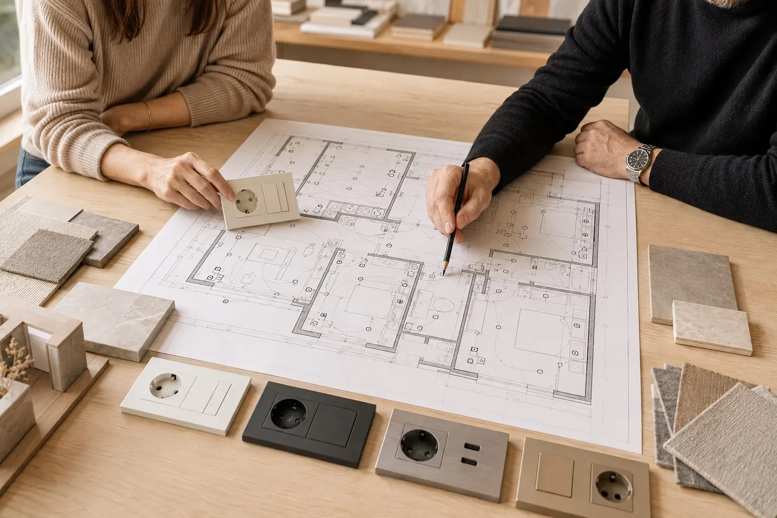 Seçim renk kartelasından önce projeyle başlar