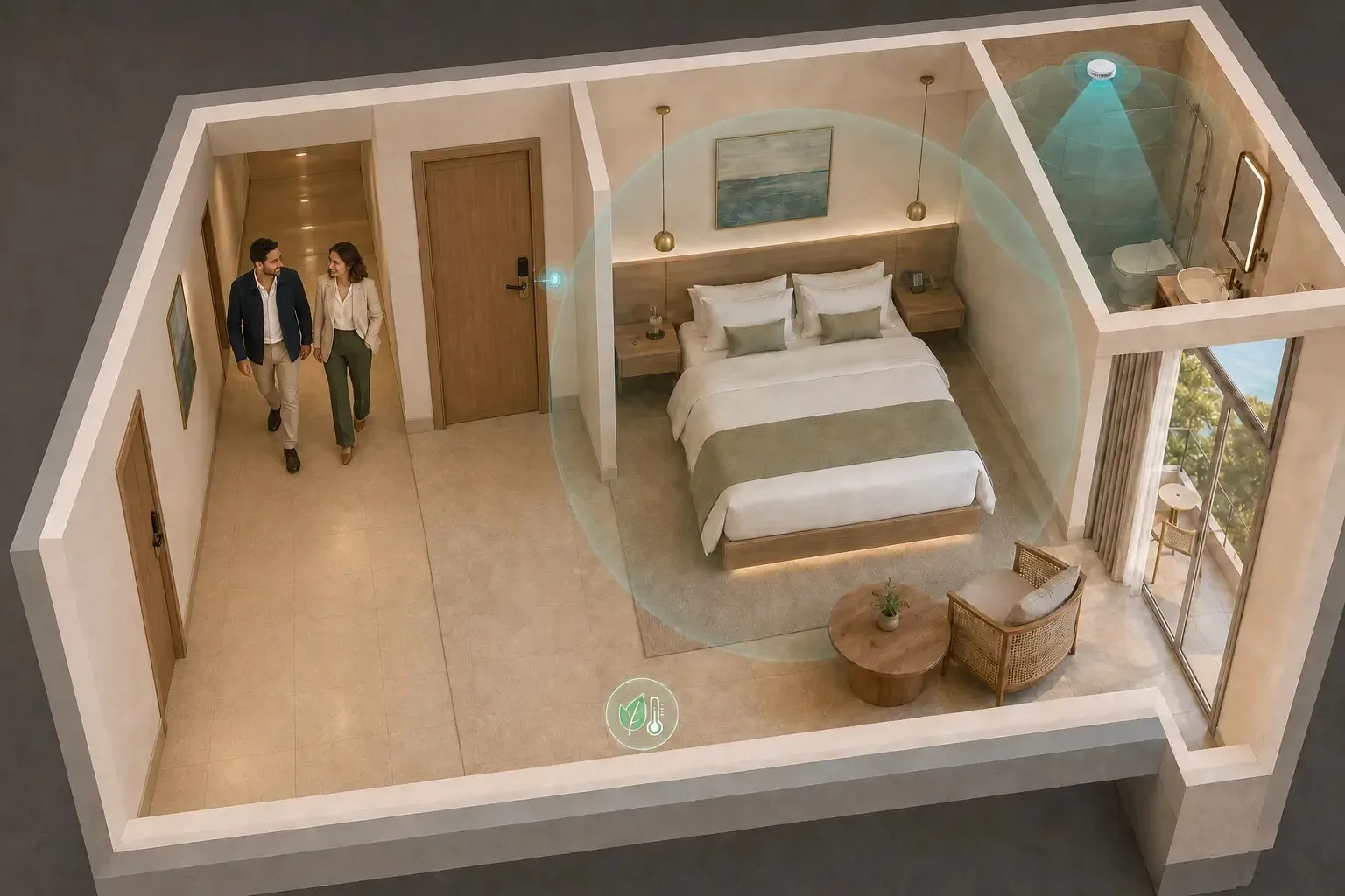 Energy Savings Begin Once the Room Is Truly Vacant